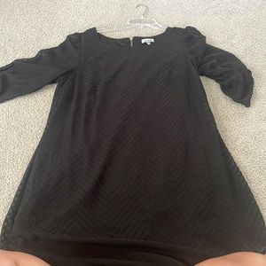 Black dress with detail